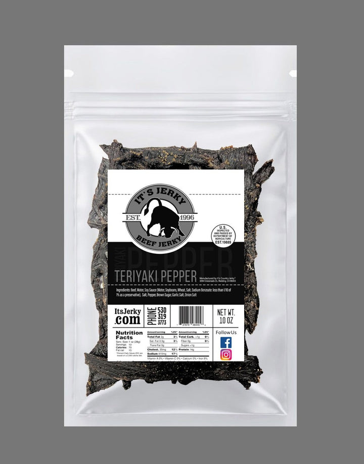 Teriyaki Pepper Beef Jerky 10oz