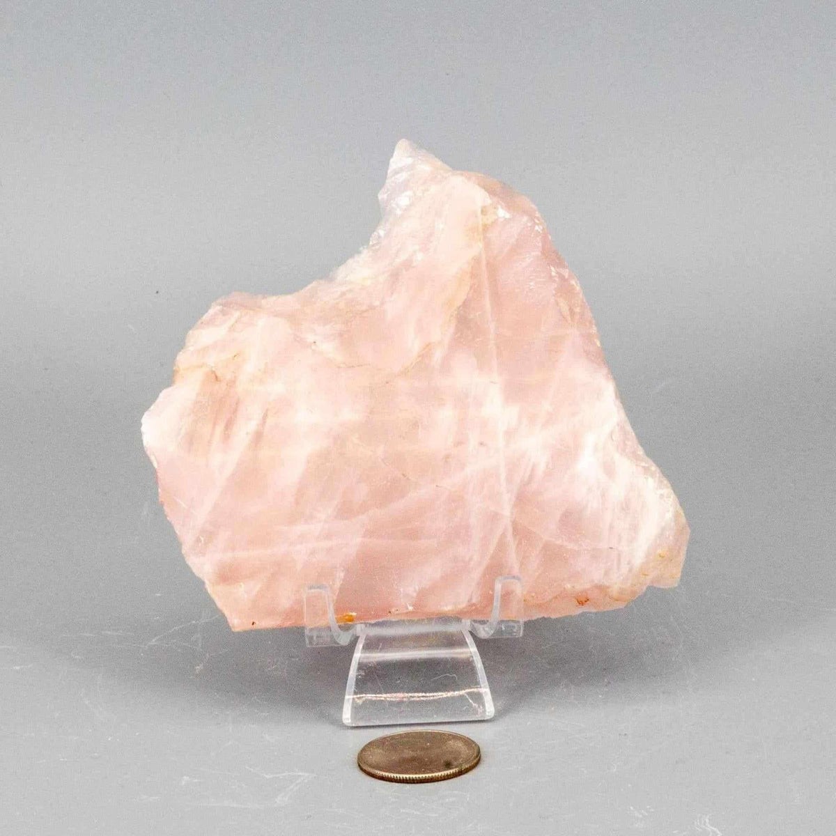 Rose Quartz Crystal Polished Slice Natural Pink Stone