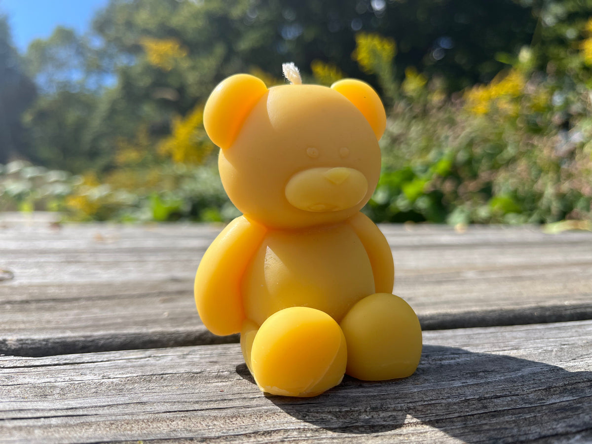 Valentine Cuddle Bear Candle