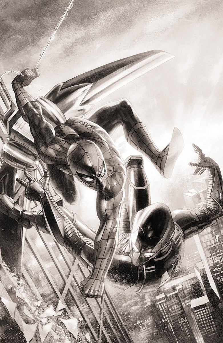 [Signed by Hickman] Ultimate Spider-Man #1 B&W CON VIRGIN Unknown Comics Matrazzo Exclusive Var [INST] 3rd PTG