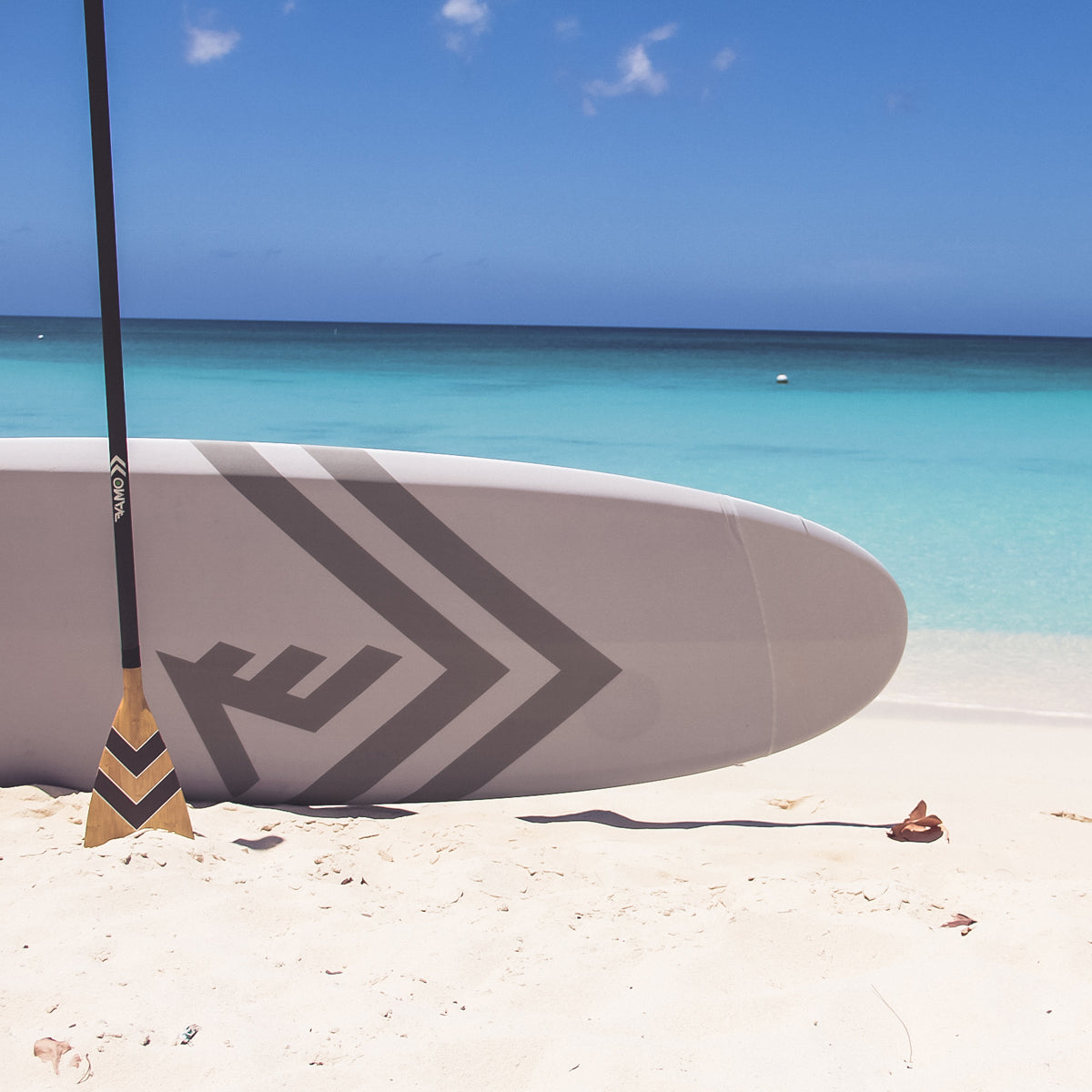 Carbon-Fiberglass Adjustable Paddle with ABS Edge  - Bamboo