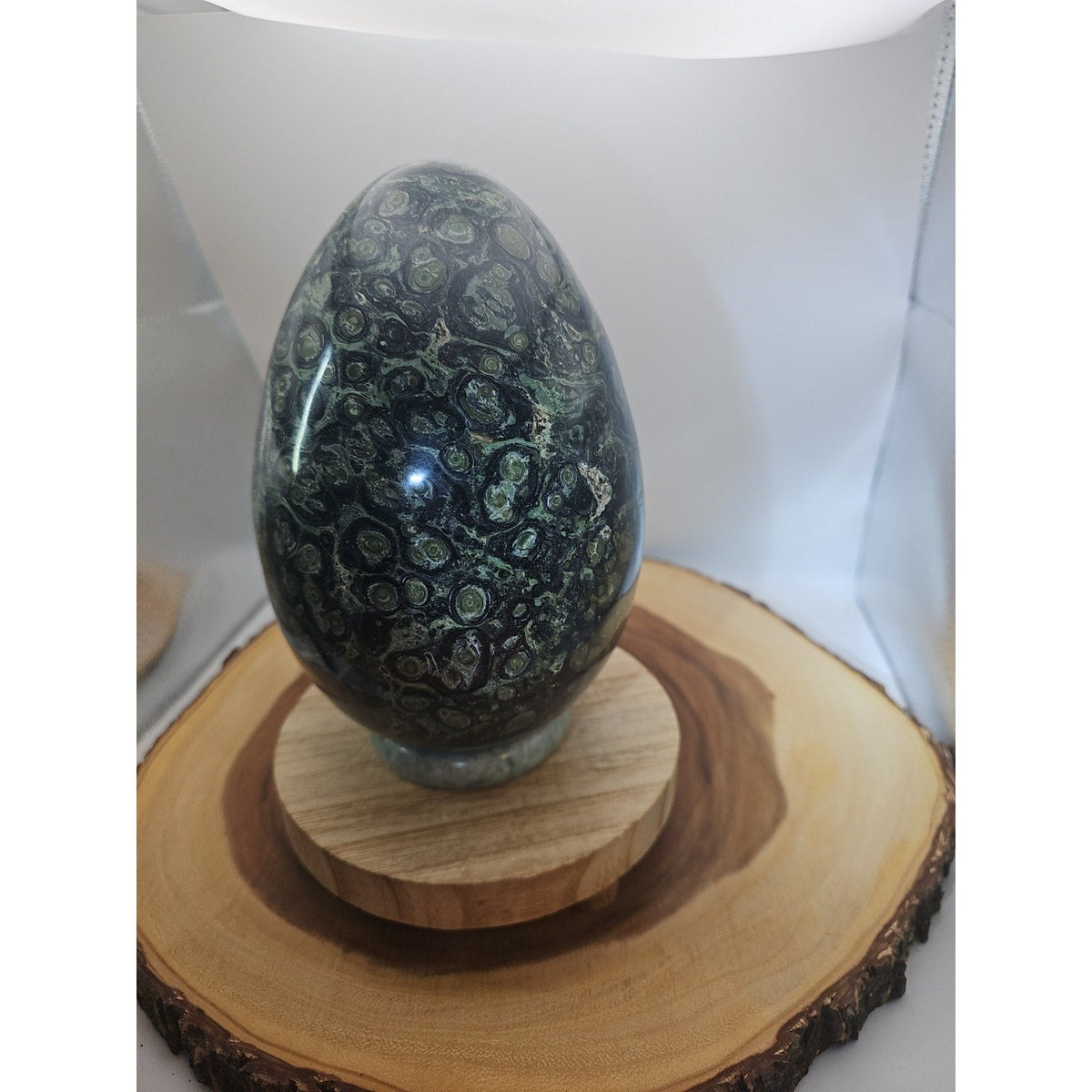 9.1LB Natural Kambaba Jasper Quartz Crystal egg Mineral specimen Healing
