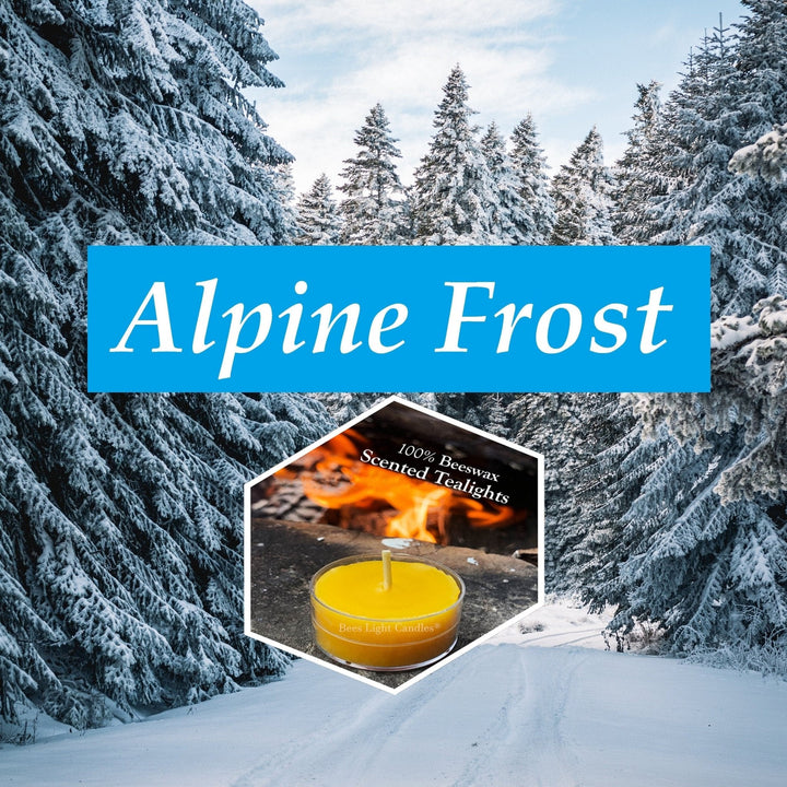 Alpine Frost Scented Beeswax Candle
