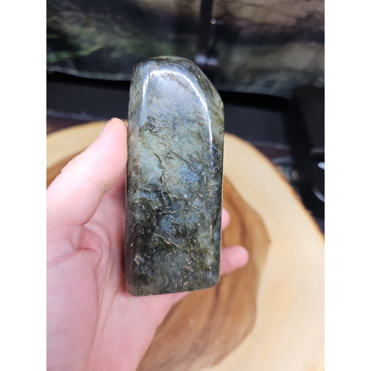 Rainbow Labradorite Spectrolite — 1.45lb, Color Flash Stone, Madagascar