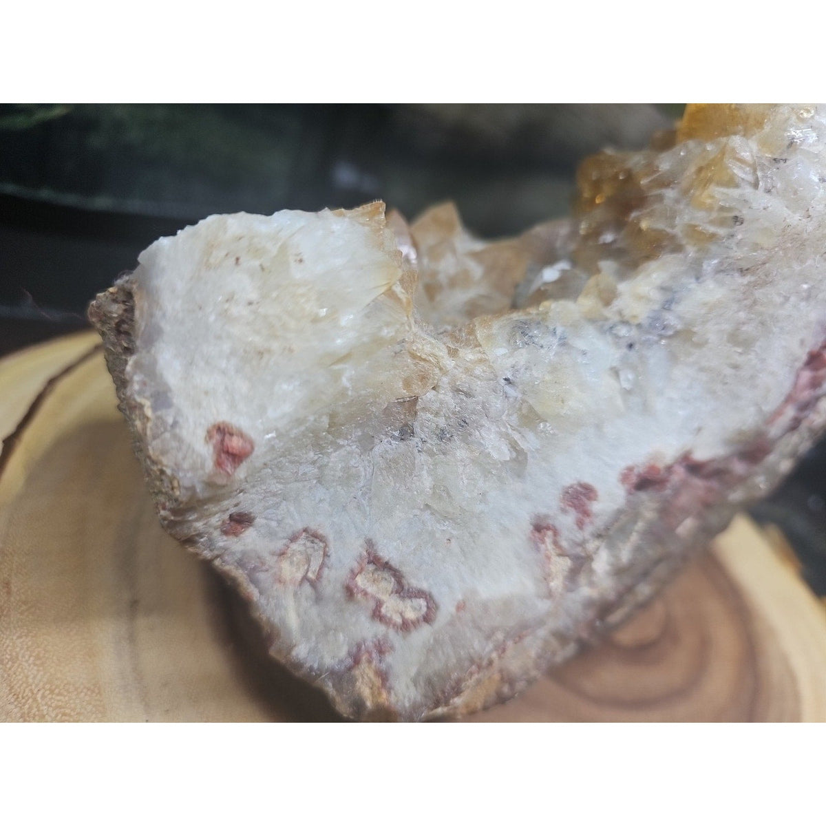 9.1 Lbs Heat Amethyst Crystal