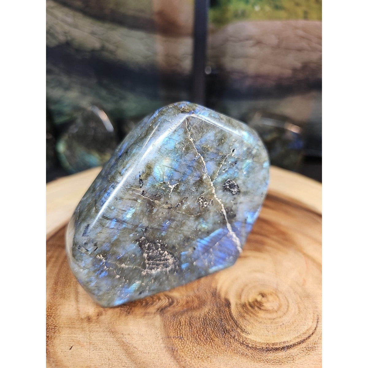 Rainbow Labradorite Spectrolite — 1.29lb, Color Flash Stone, Madagascar