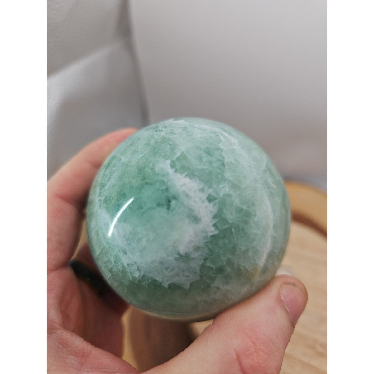 Rainbow Fluorite Crystal Sphere – 1.43 lb Madagascar