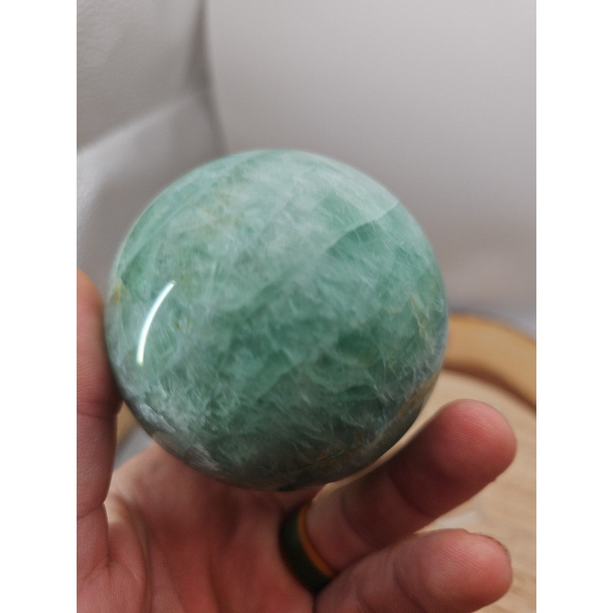Rainbow Fluorite Crystal Sphere – 1.43 lb Madagascar