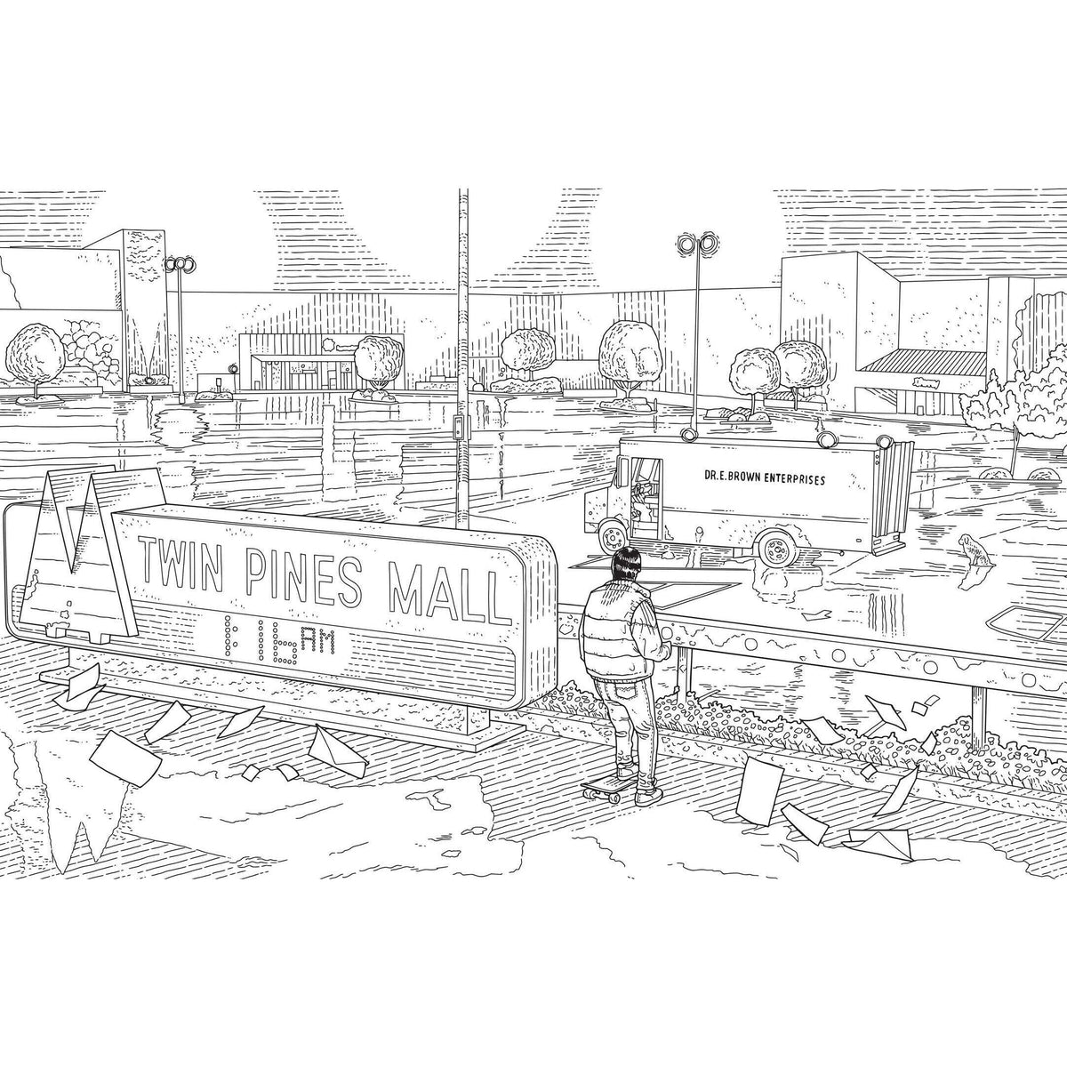 Back to the Future: The Official Coloring Book [2023]