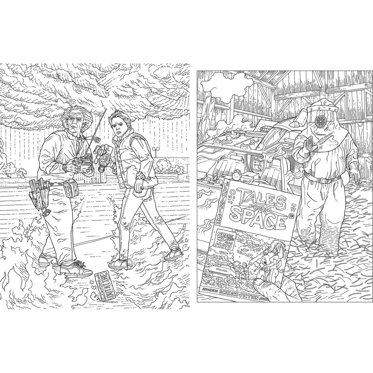 Back to the Future: The Official Coloring Book [2023]