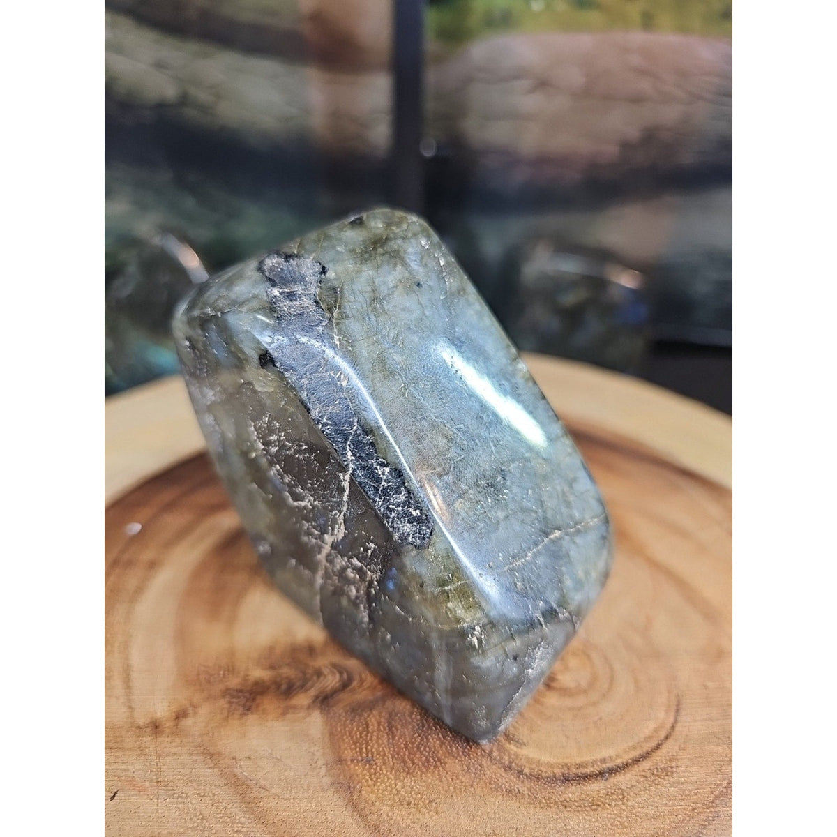 Rainbow Labradorite Spectrolite — 1.29lb, Color Flash Stone, Madagascar