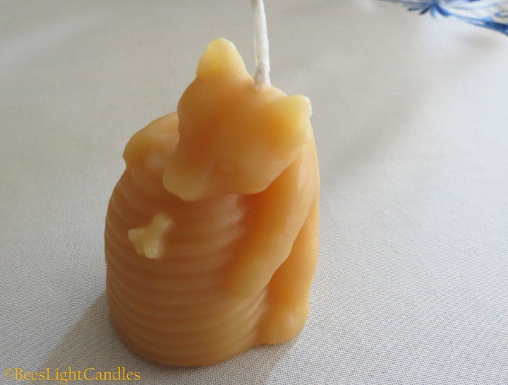 Honey Haven Bear Beeswax Candle