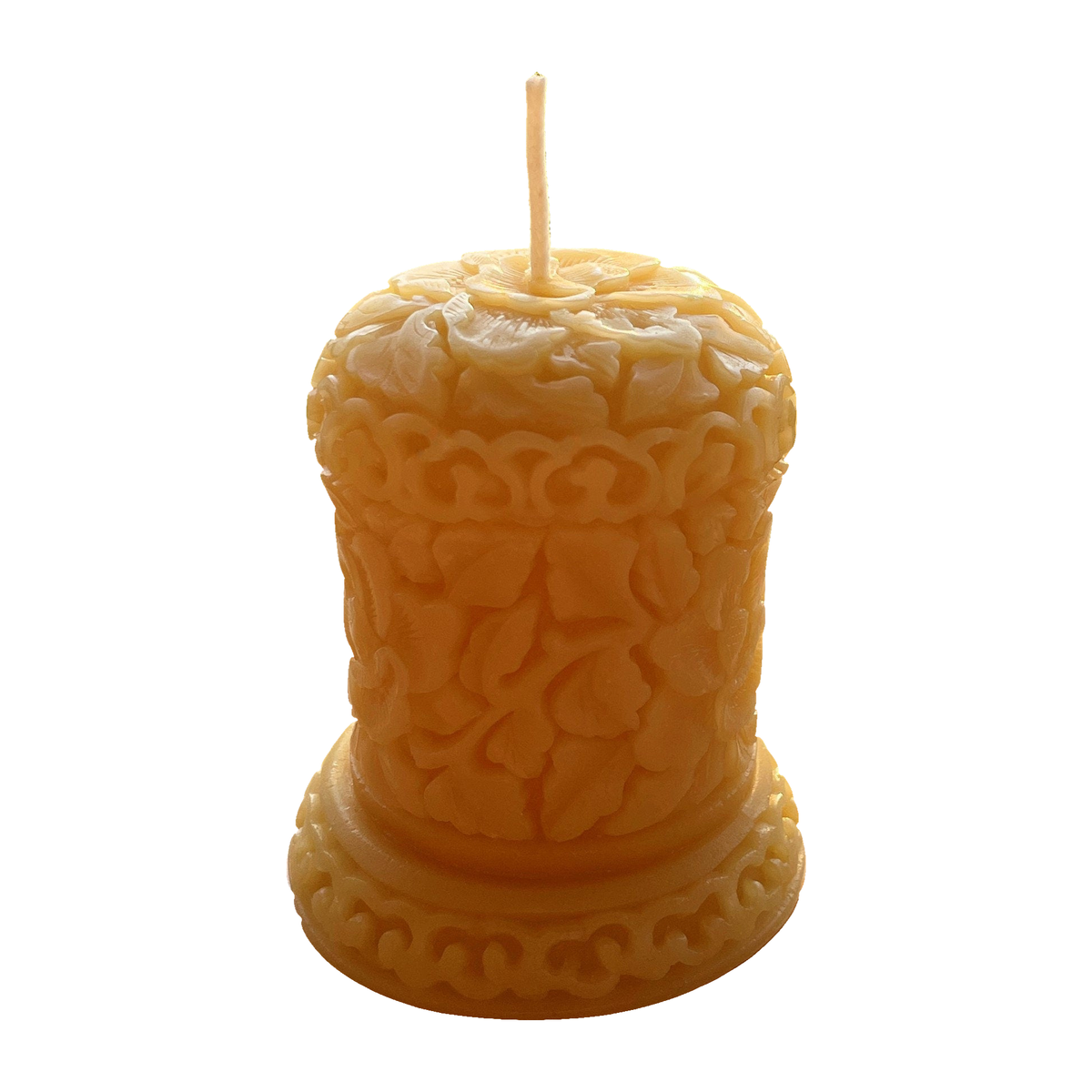Victorian Bell Beeswax Pillar Candle