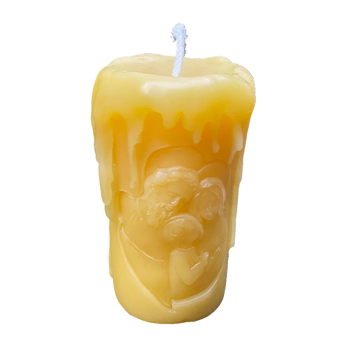 Holy Family Beeswax Candle