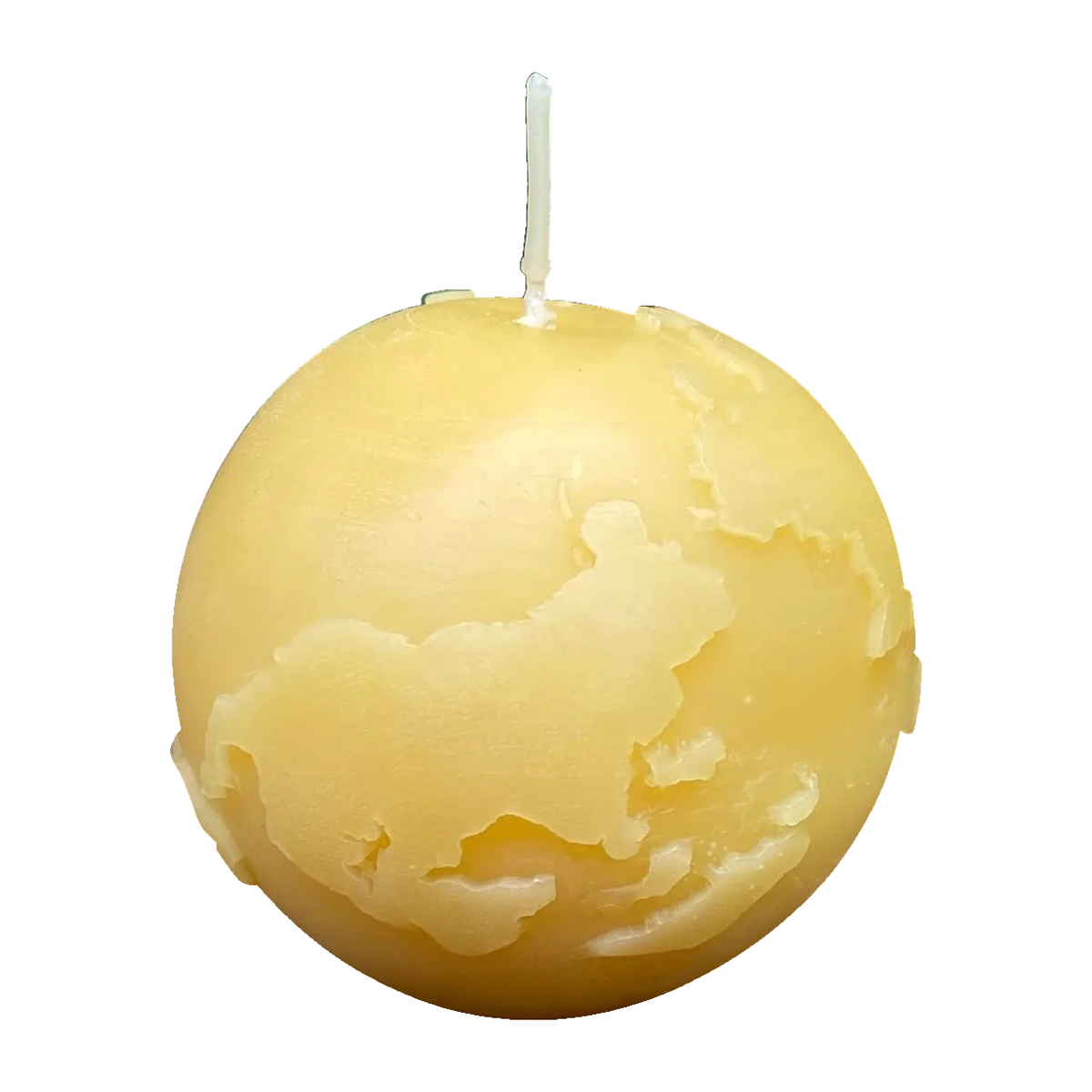 World Globe Beeswax Candle