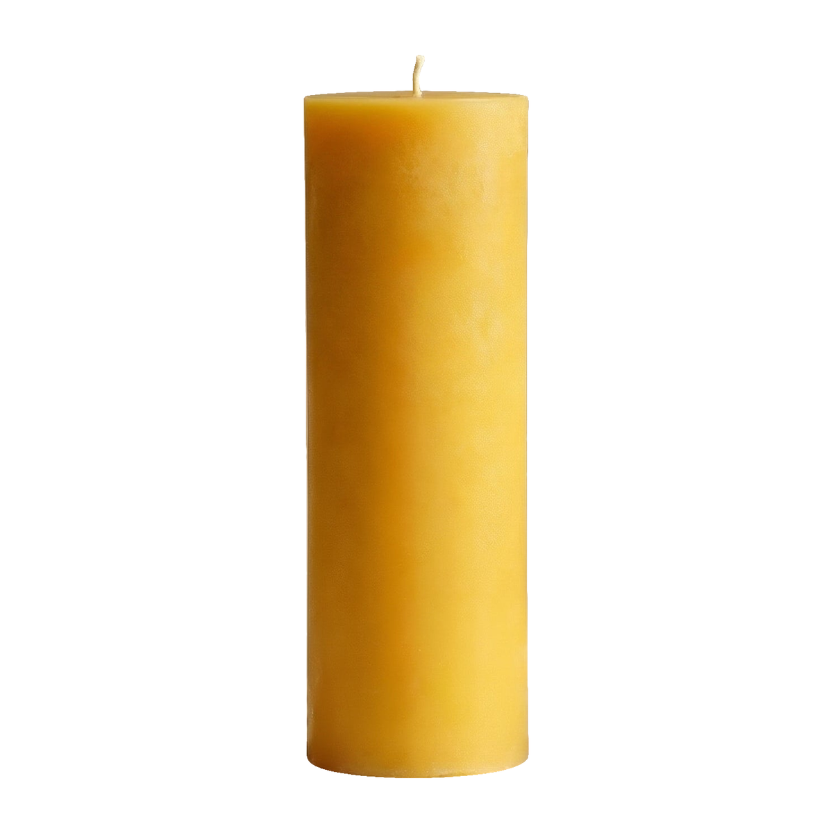 3x11 Inch Yellow Beeswax Pillar Candle