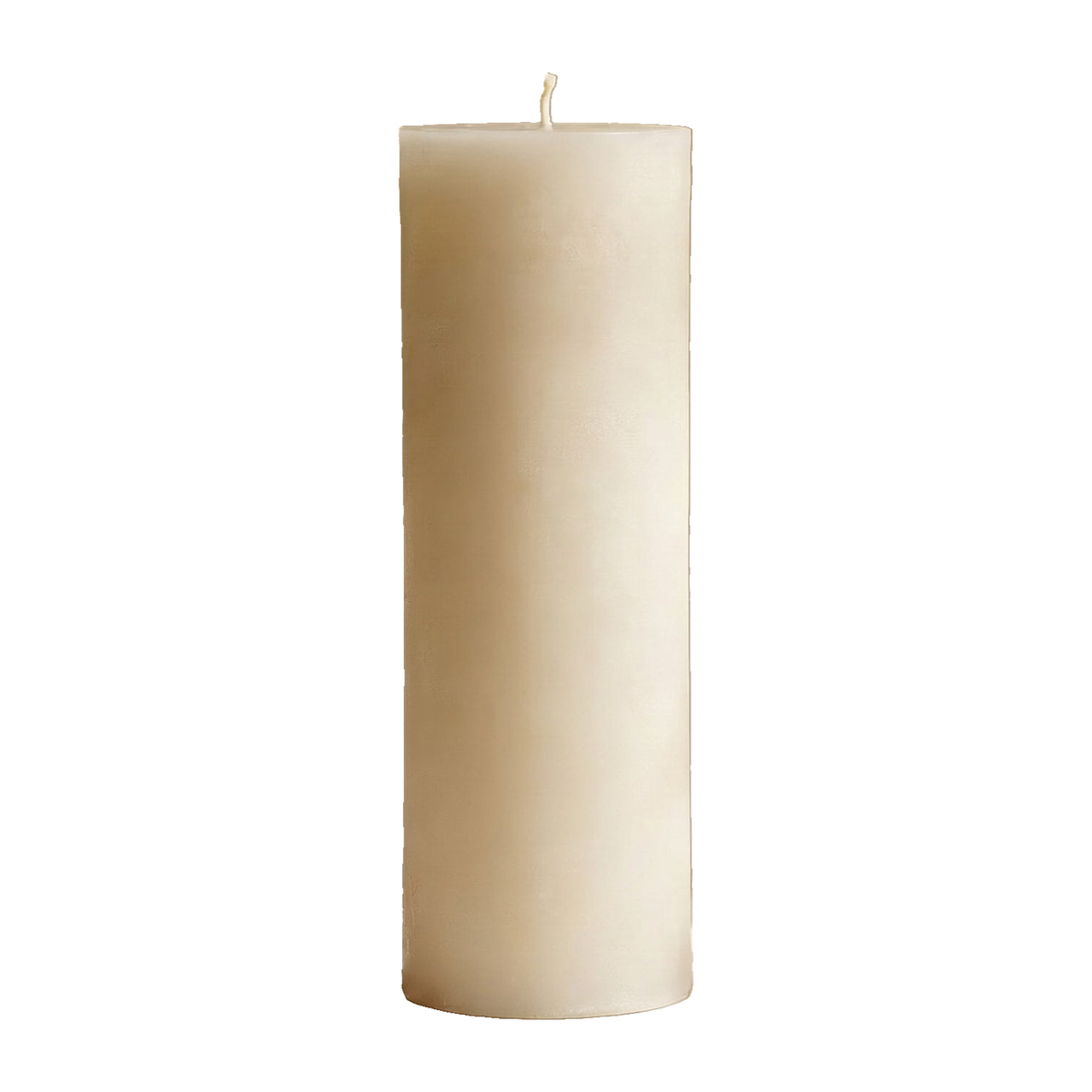 3x11 Inch White Beeswax Pillar Candle