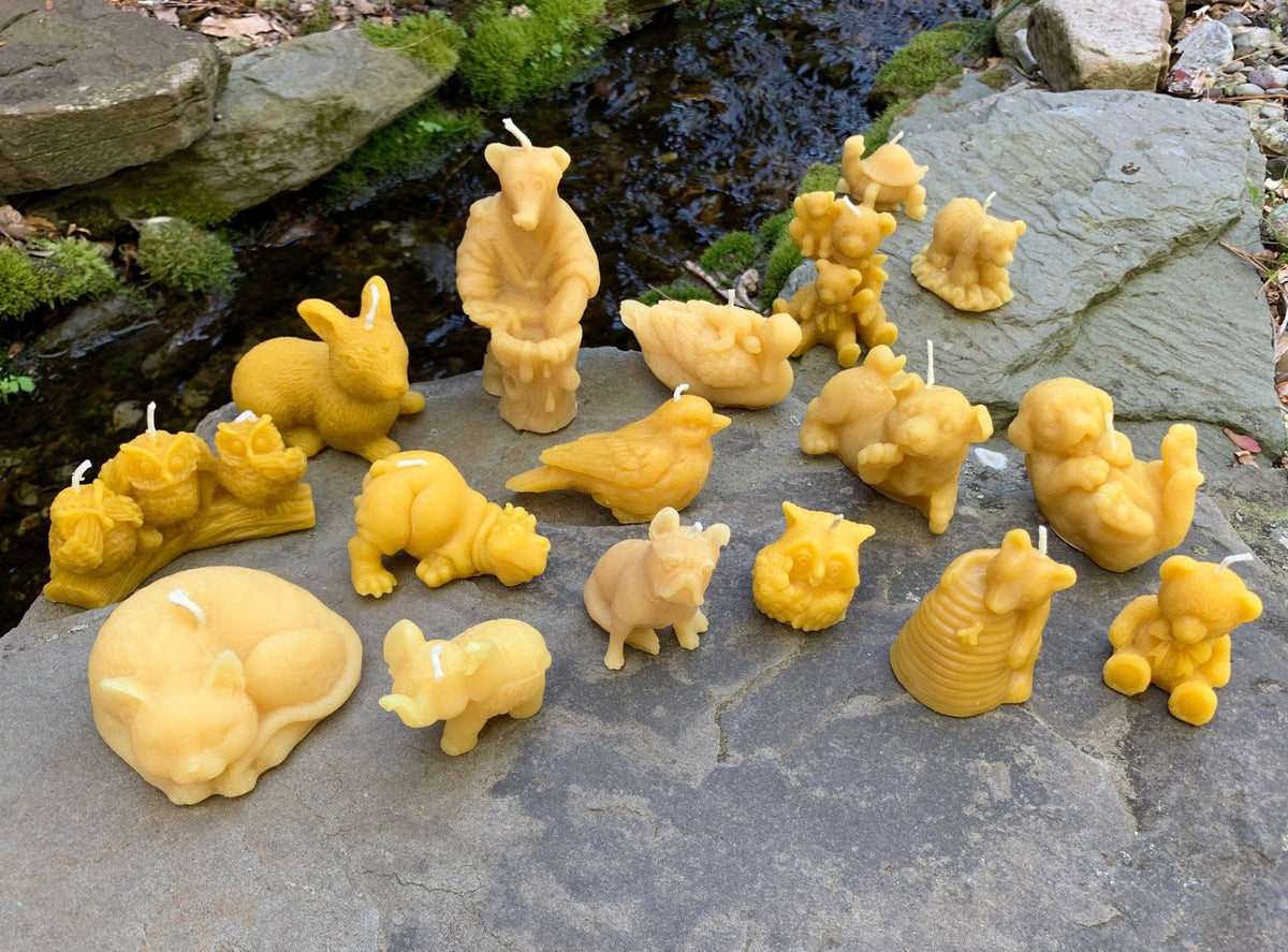 Animal Candles | Cute Creature Collection of Beeswax Candles