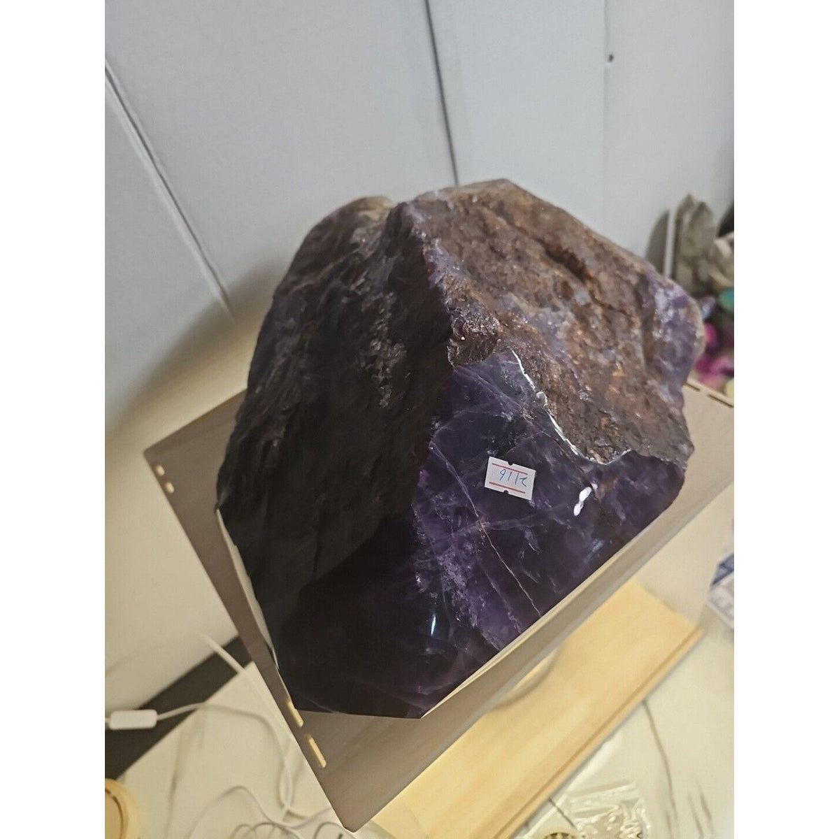 Large Natural Amethyst Geode Cluster — 36.3 lbs, Brazil