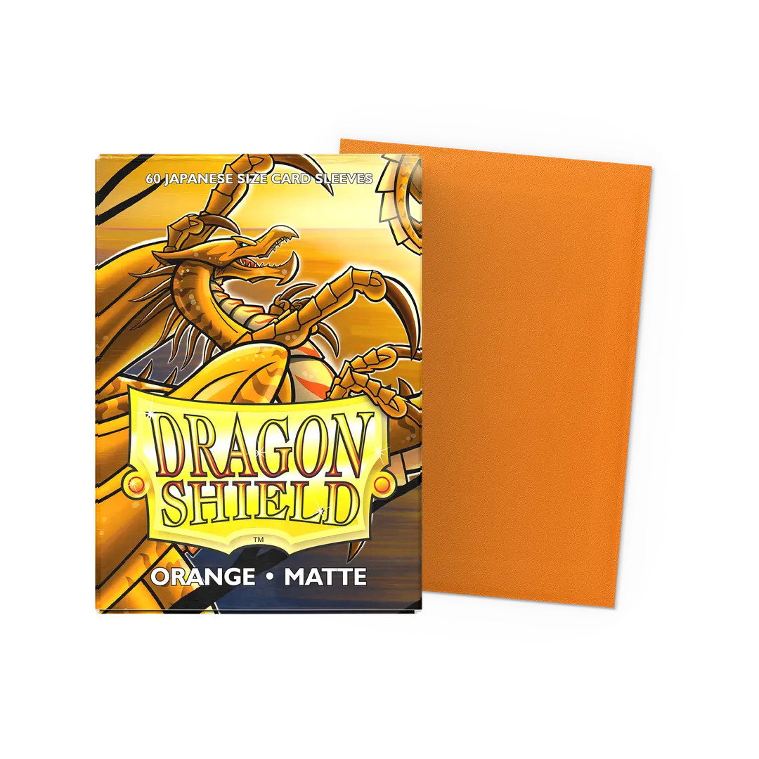 Orange - Matte Sleeves - Japanese Size