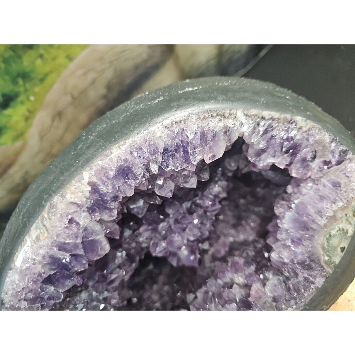 Large Natural Amethyst Geode Quartz Cluster — 21.7 lbs, Calming & Spiritual Healing Crystal