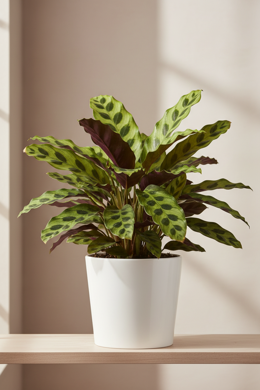 Calathea Lancifolia 'Rattlesnake' - 6" Pot - NURSERY POT ONLY