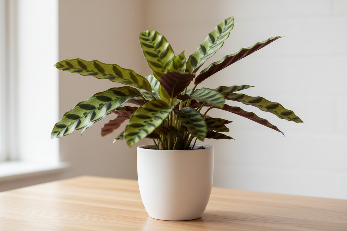 Calathea Rattlesnake – Wild-Patterned Prayer Plant