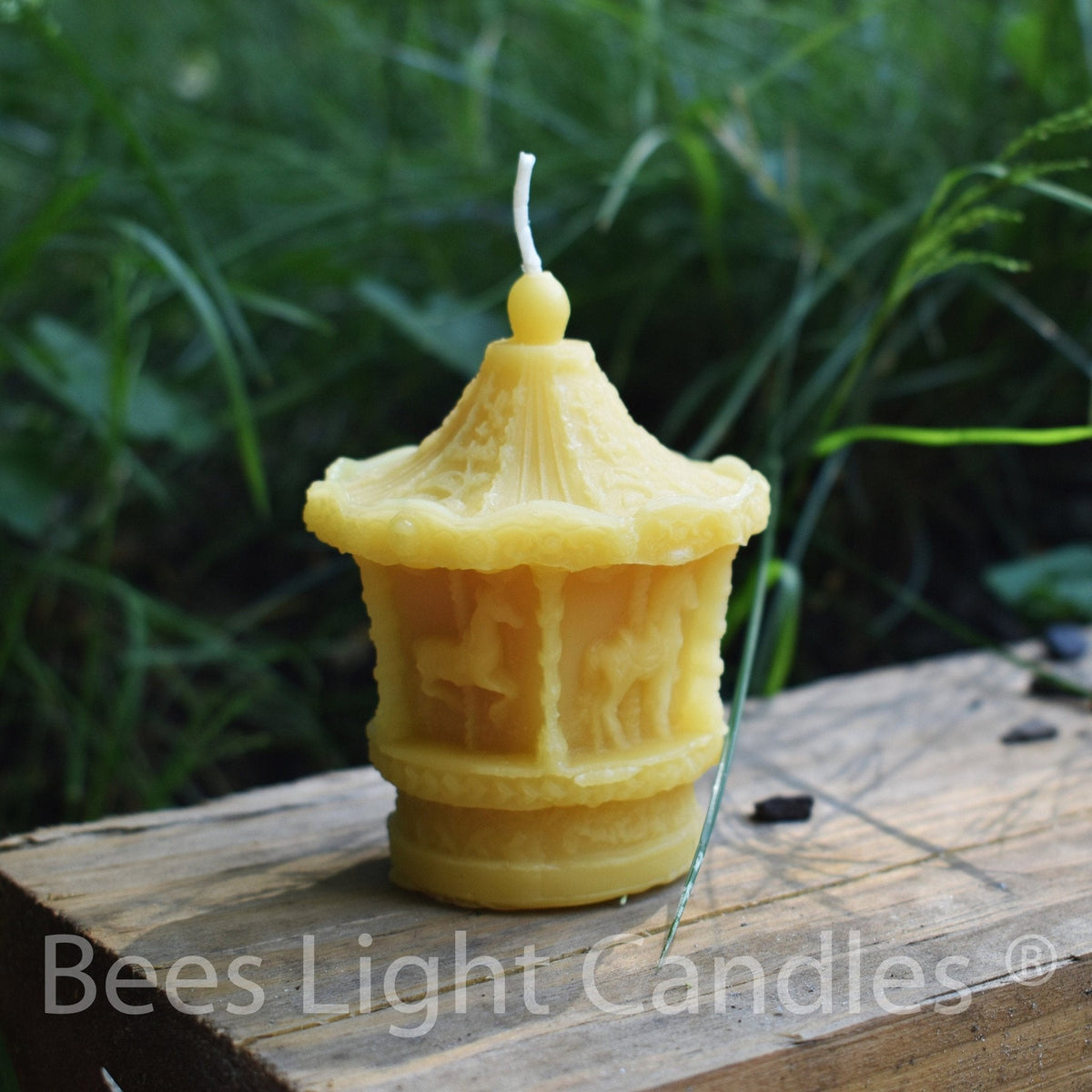 Carousel Beeswax Candle | Merry-Go-Round
