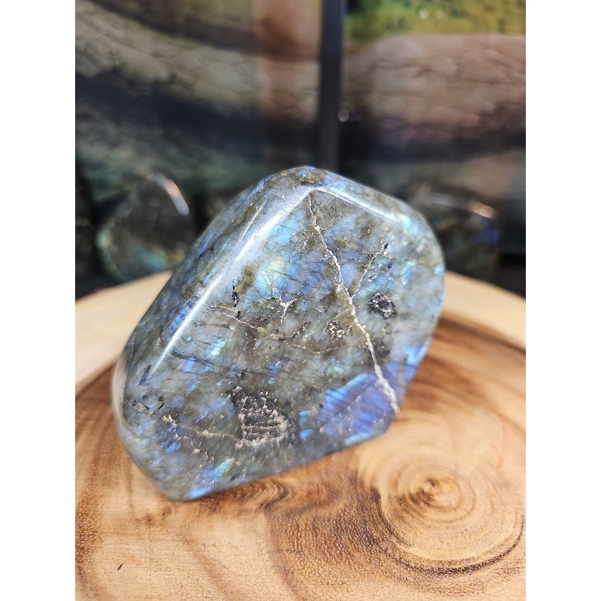 Rainbow Labradorite Spectrolite — 1.29lb, Color Flash Stone, Madagascar