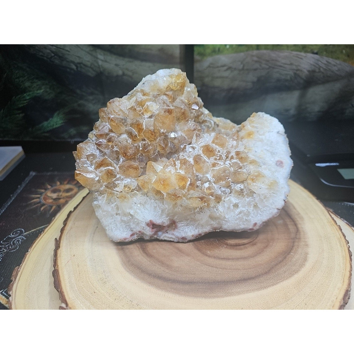 9.1 Lbs Heat Amethyst Crystal