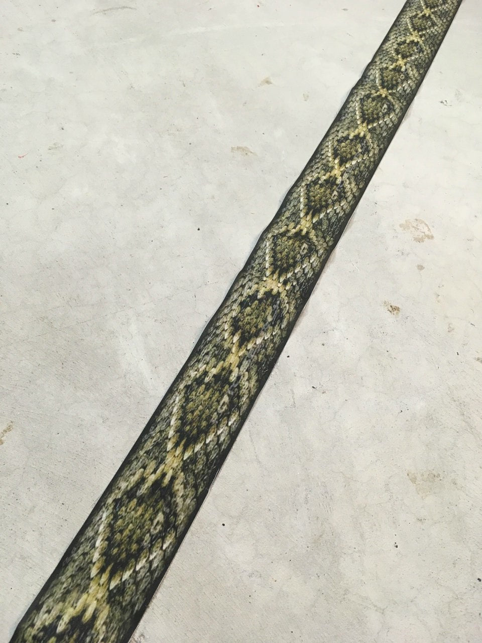 King Backings - Artificial Snakeskin Backing - Rattlesnake