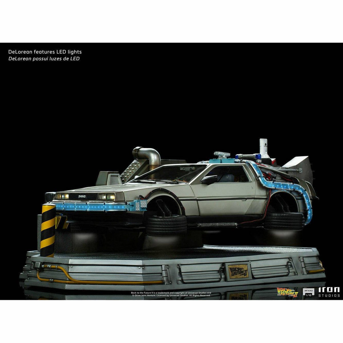 [PREMIUM] Iron Studios Back to the Future Part II DeLorean (Regular Version) 1:10 Scale Statue