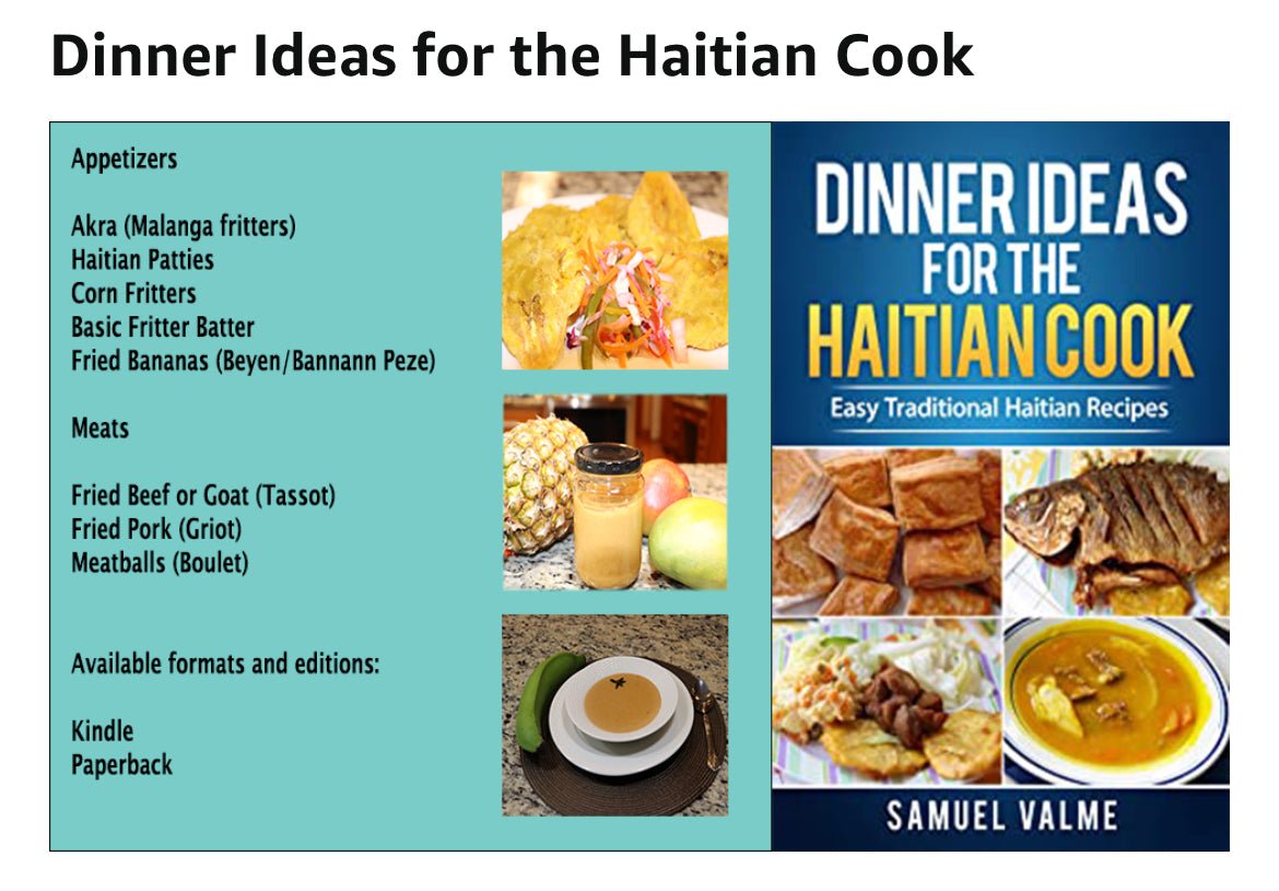 Dinner Ideas for the Haitian Cook: Easy Traditional Haitian Recipes (Paperback)
