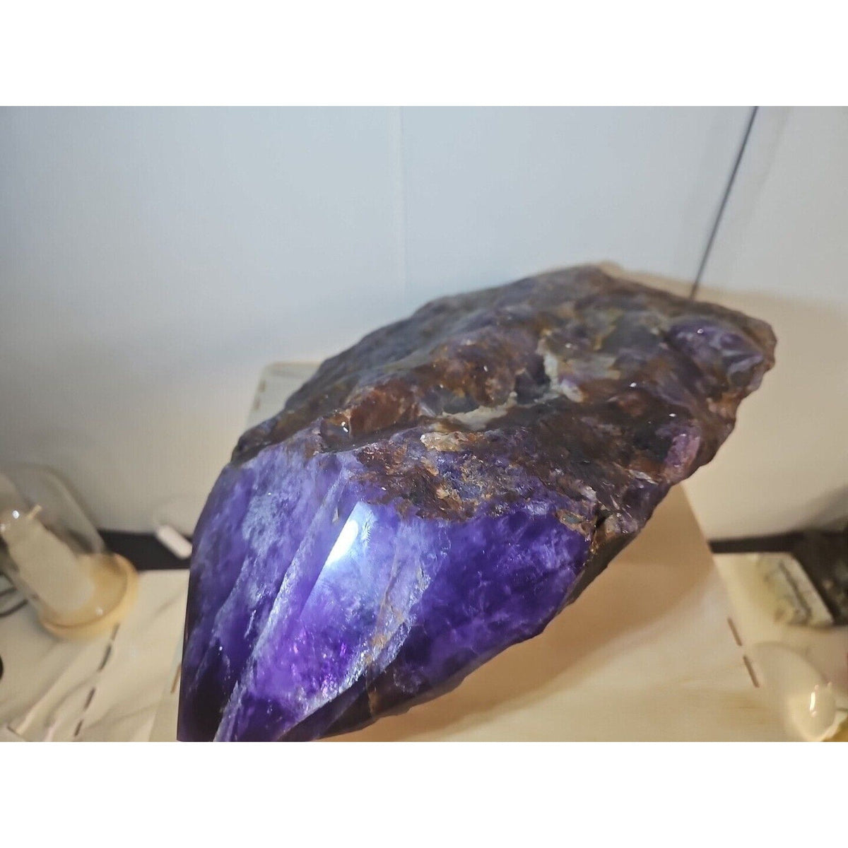 Large Natural Amethyst Geode Cluster — 36.3 lbs, Brazil
