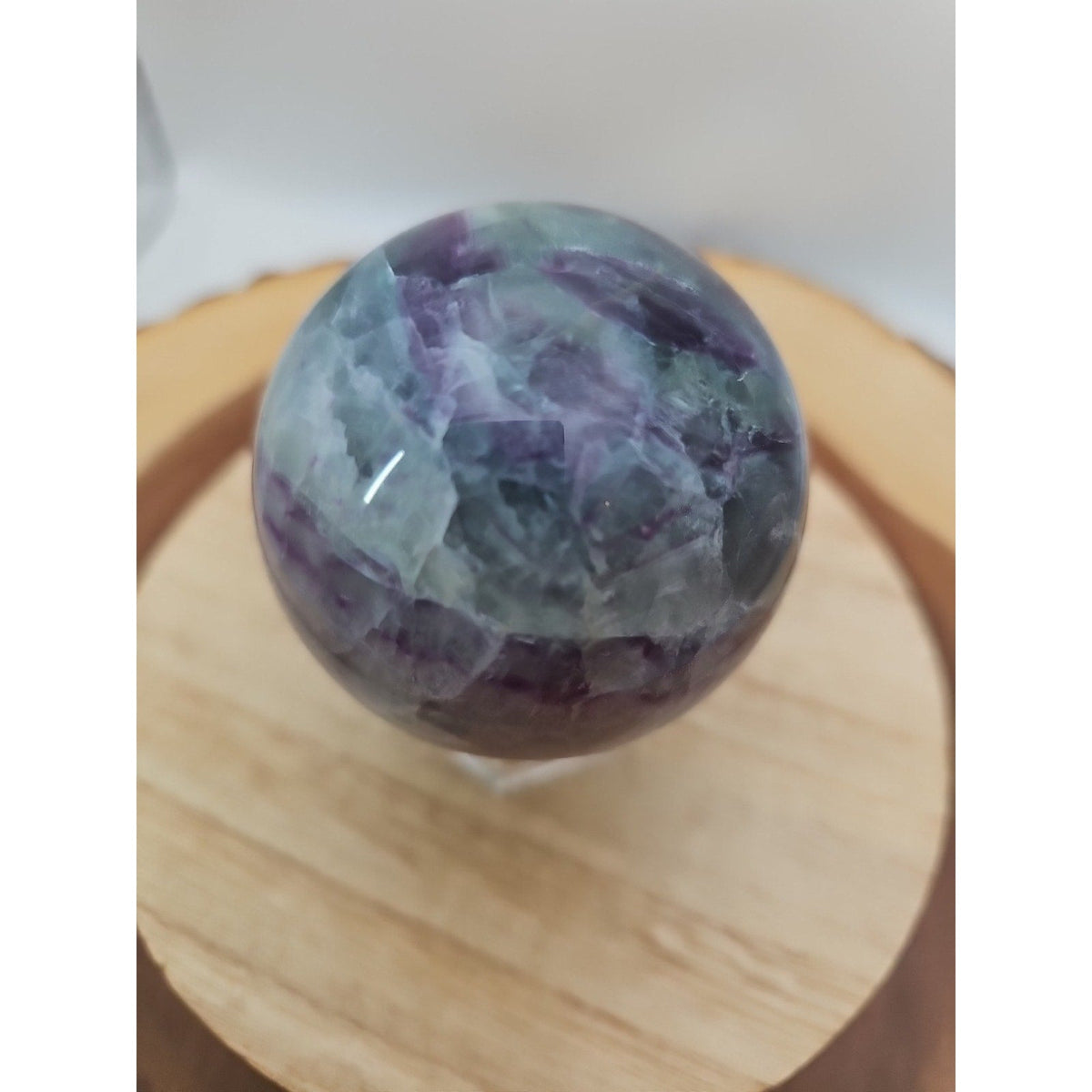 Rainbow Fluorite Crystal Sphere – 1.09 lb Madagascar