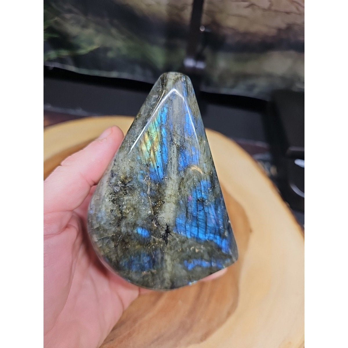 Rainbow Labradorite Spectrolite — 1.45lb, Color Flash Stone, Madagascar