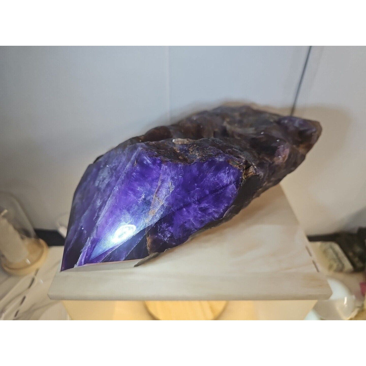 Large Natural Amethyst Geode Cluster — 36.3 lbs, Brazil