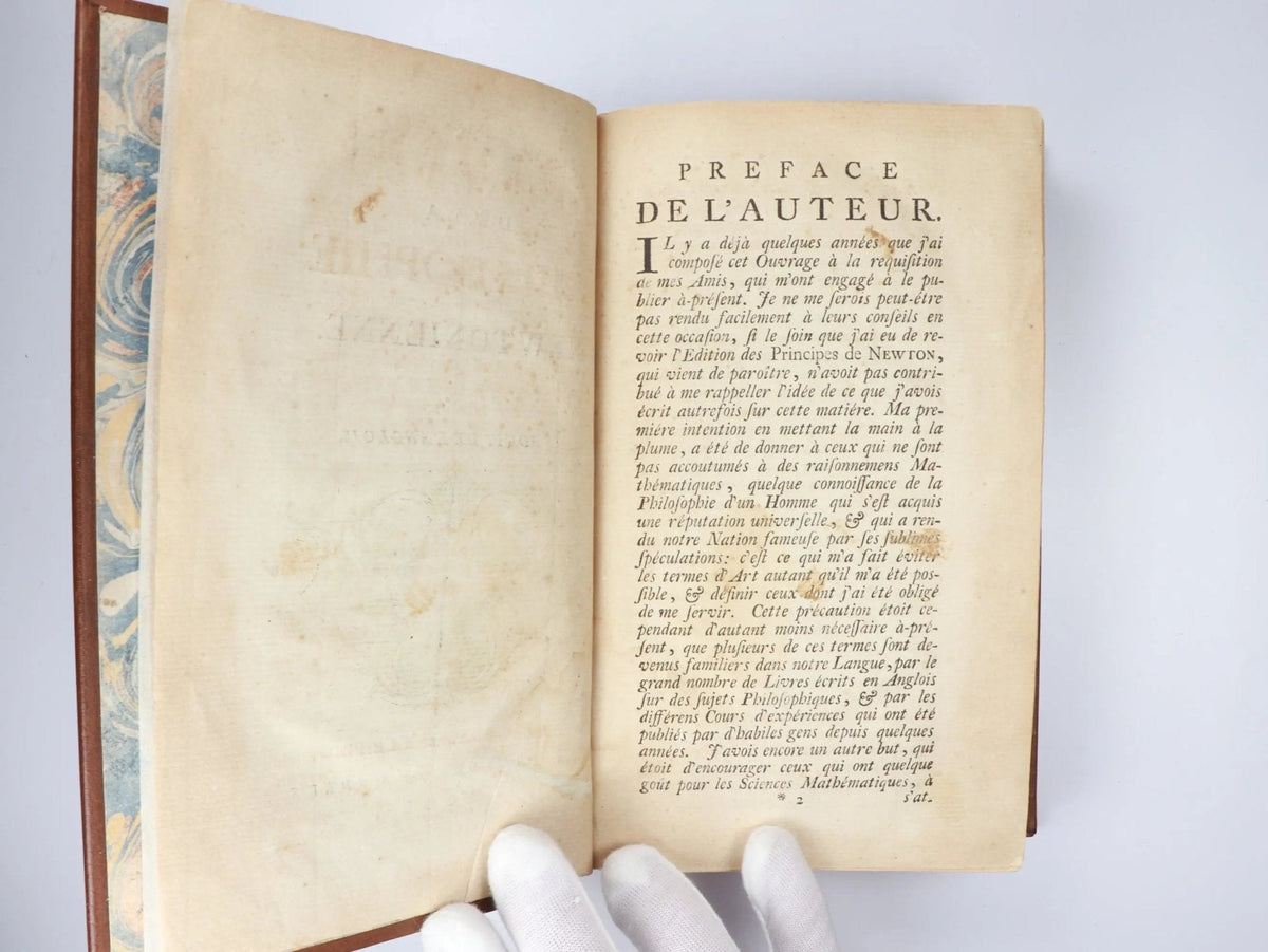 Elements of Newtonian Philosophy (French Translation), First Edition 1755