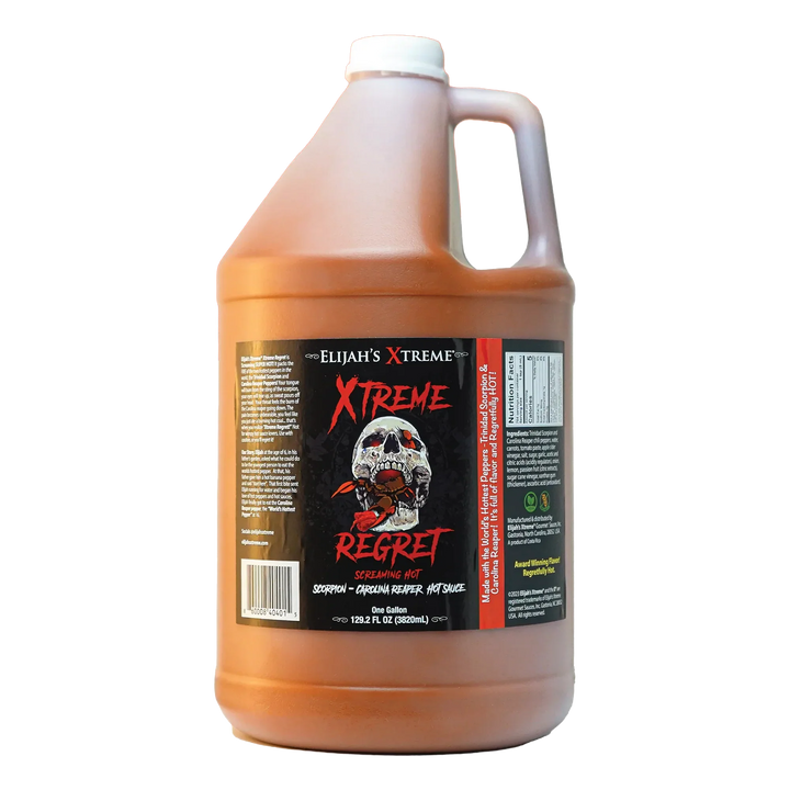 Xtreme Regret Hot Sauce Gallon (128oz)