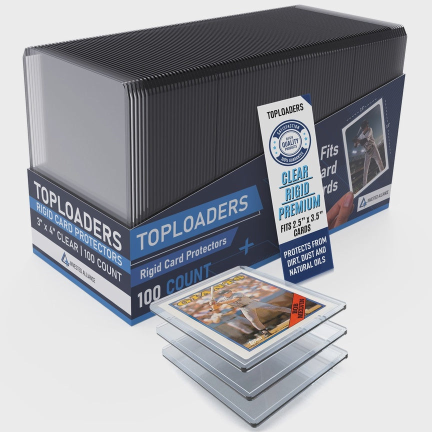 20pt Premium Top Loaders – 100 Pack