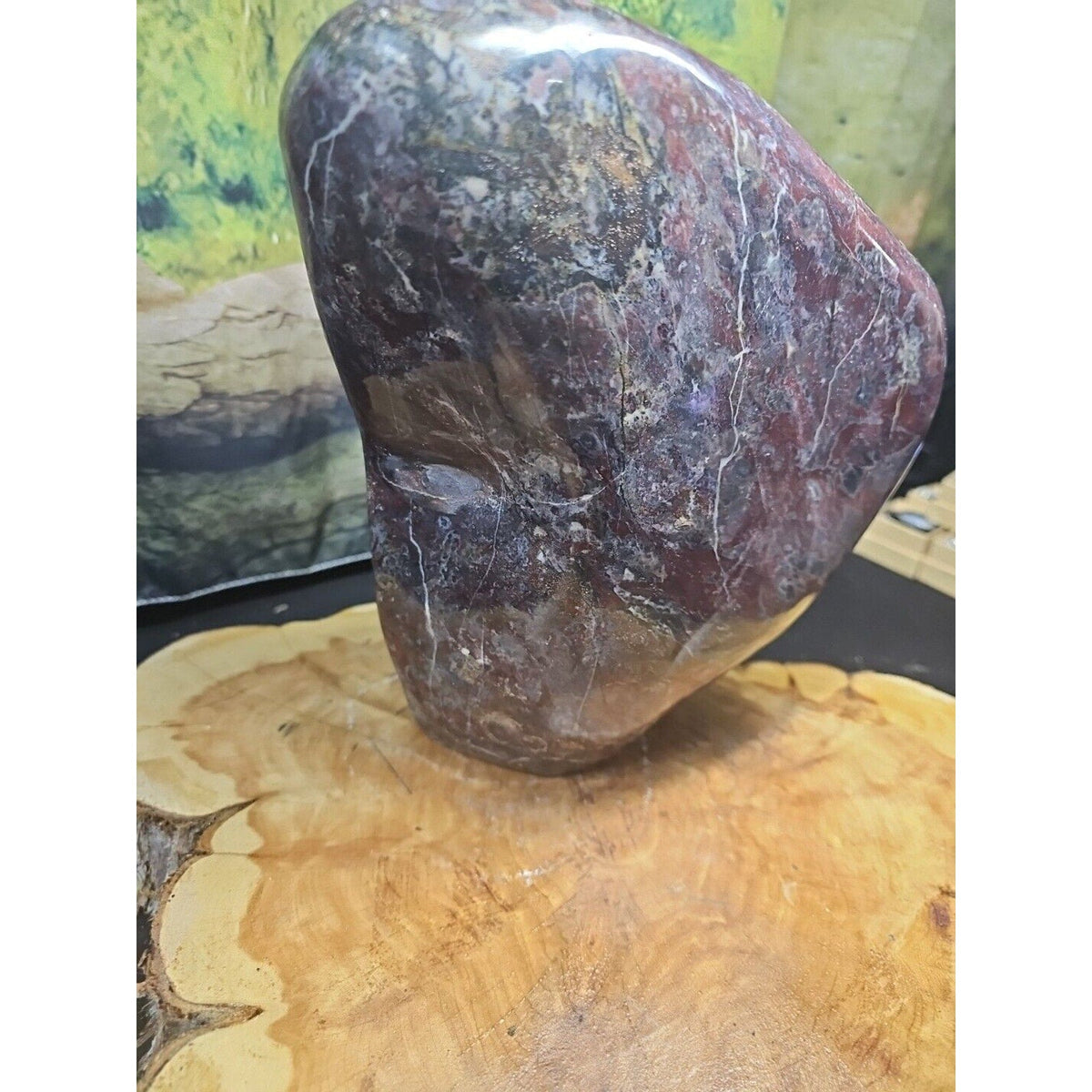 Chicken Blood Stone Quartz Crystal Mineral Specimen — 16.6 lbs, Vitality & Energy Stone