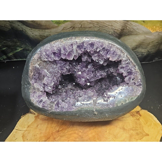 Large Natural Amethyst Geode Quartz Cluster — 21.7 lbs, Calming & Spiritual Healing Crystal
