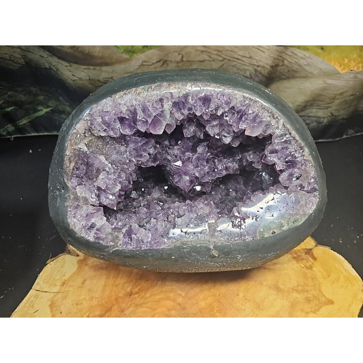Large Natural Amethyst Geode Quartz Cluster — 21.7 lbs, Calming & Spiritual Healing Crystal