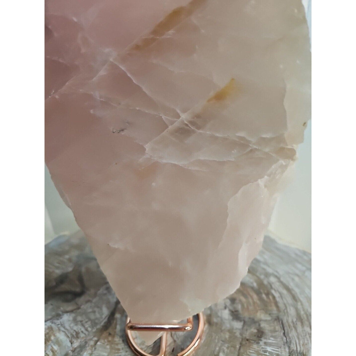 Natural Rose Quartz Crystal Stone Slices — 5.72 lbs from China