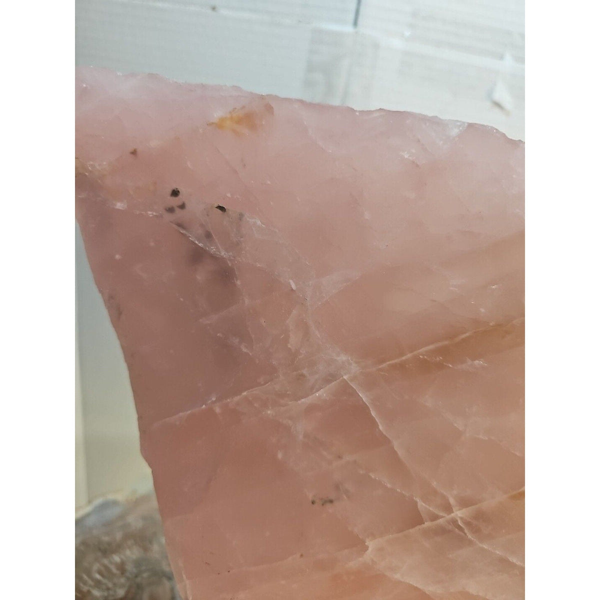 Natural Rose Quartz Crystal Stone Slices — 5.72 lbs from China