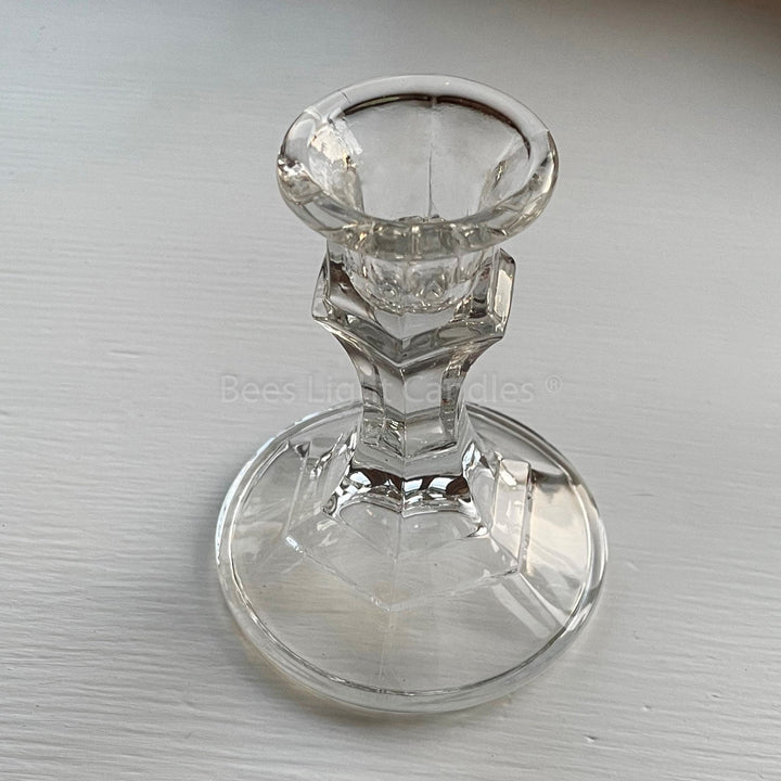 Glass Taper Candle Holder