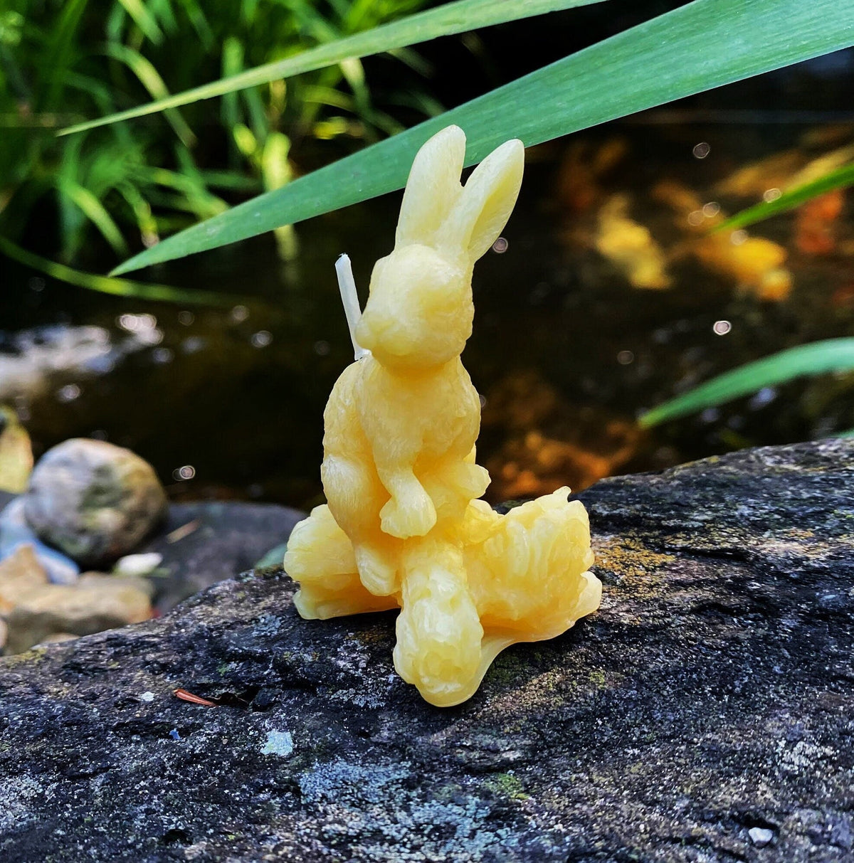 Hare Beeswax Candle