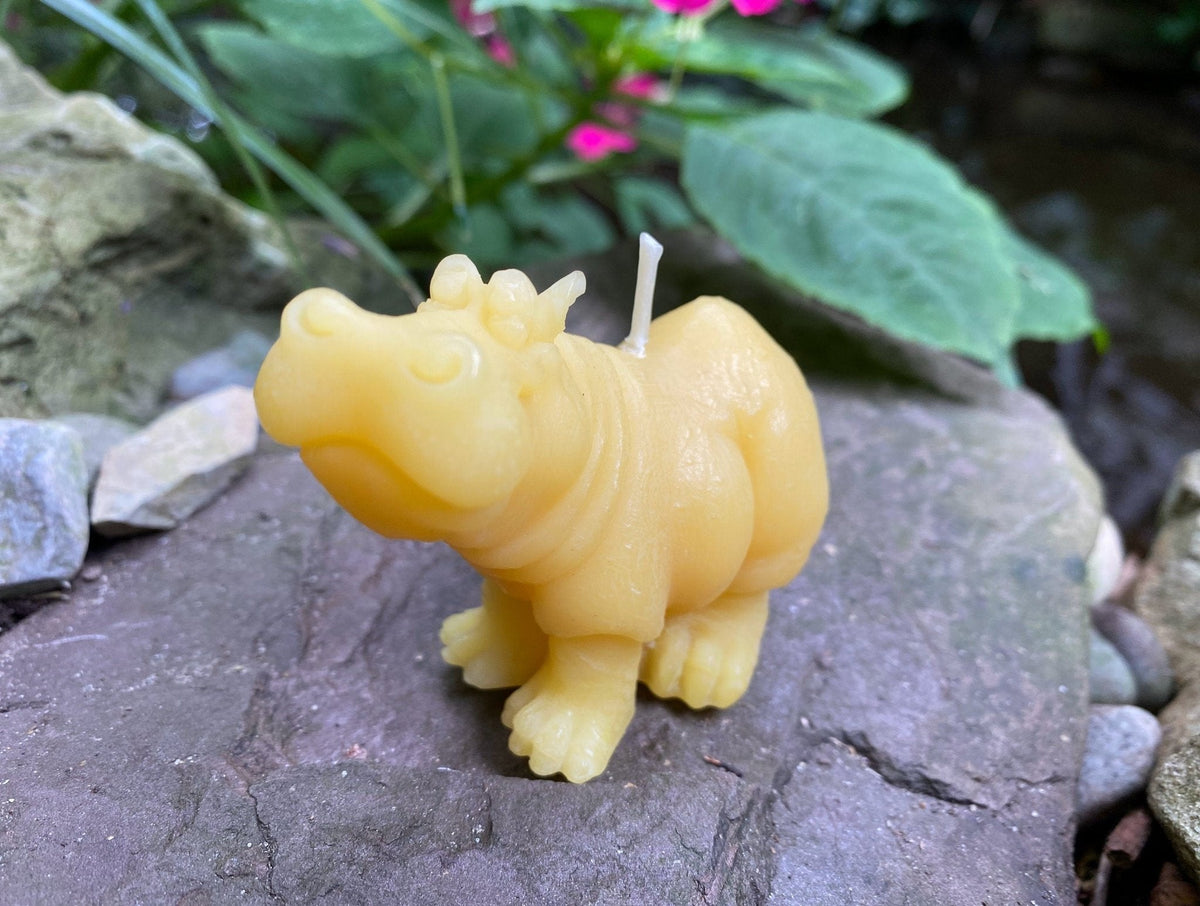 Hippo Buddies Beeswax Candles