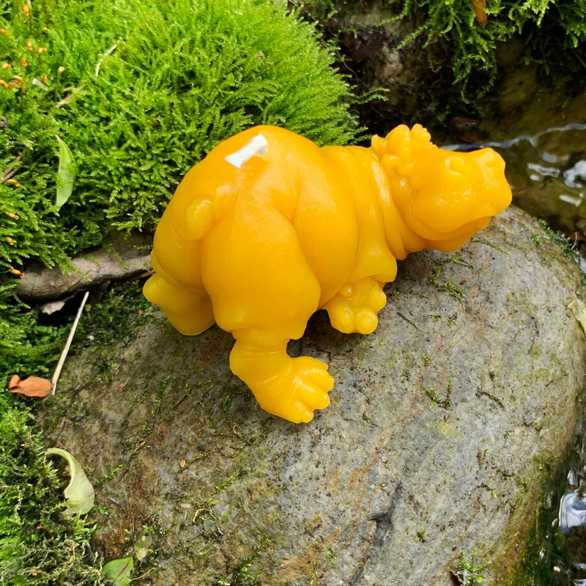 Hippopotamus Beeswax Candle
