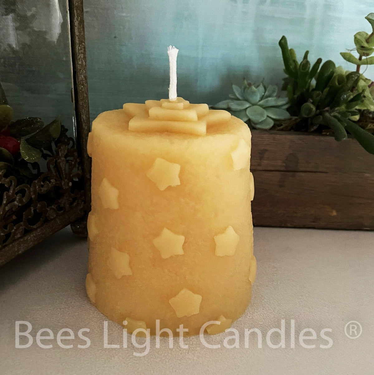 Hope Crow Beeswax Candle